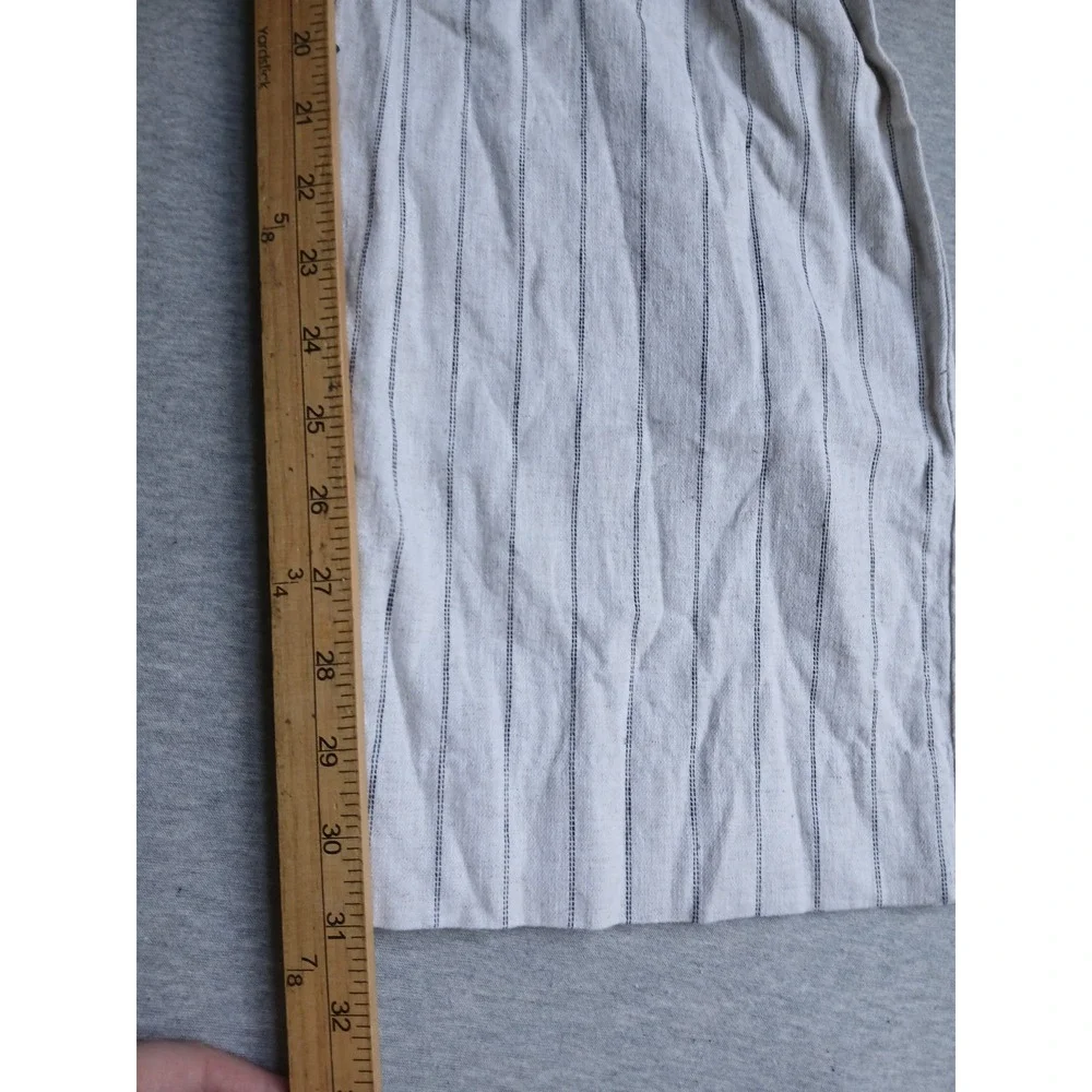 Banana Republic Pants 4 Linen Wide Leg Pleated Trouser Work Career Corp Office